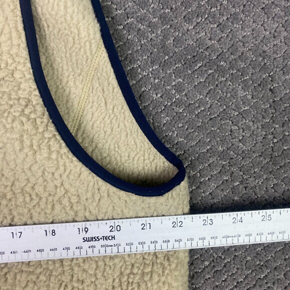 Patagonia Men's Retro Pile Fleece Vest Large El Cap Khaki Retro X Deep Pile - Picture 8 of 10